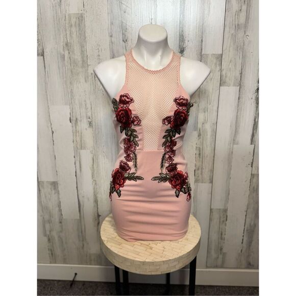 SOLARIS style floral dress size medium - Picture 2 of 7